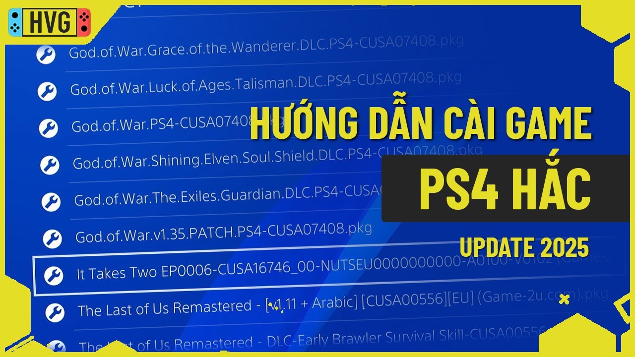 Hướng dẫn cài game trên PS4 hắc
