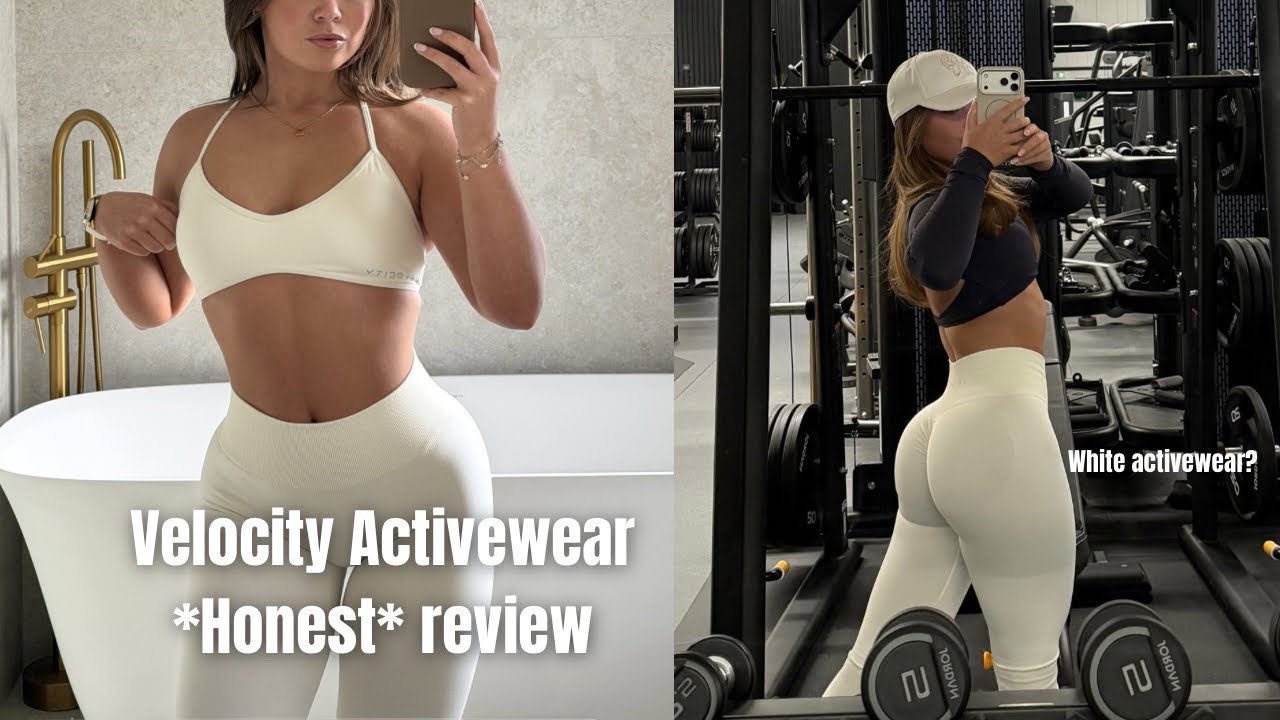 Velocity activewear review 🎥 *Honest* try on // Risky White Activewear? 