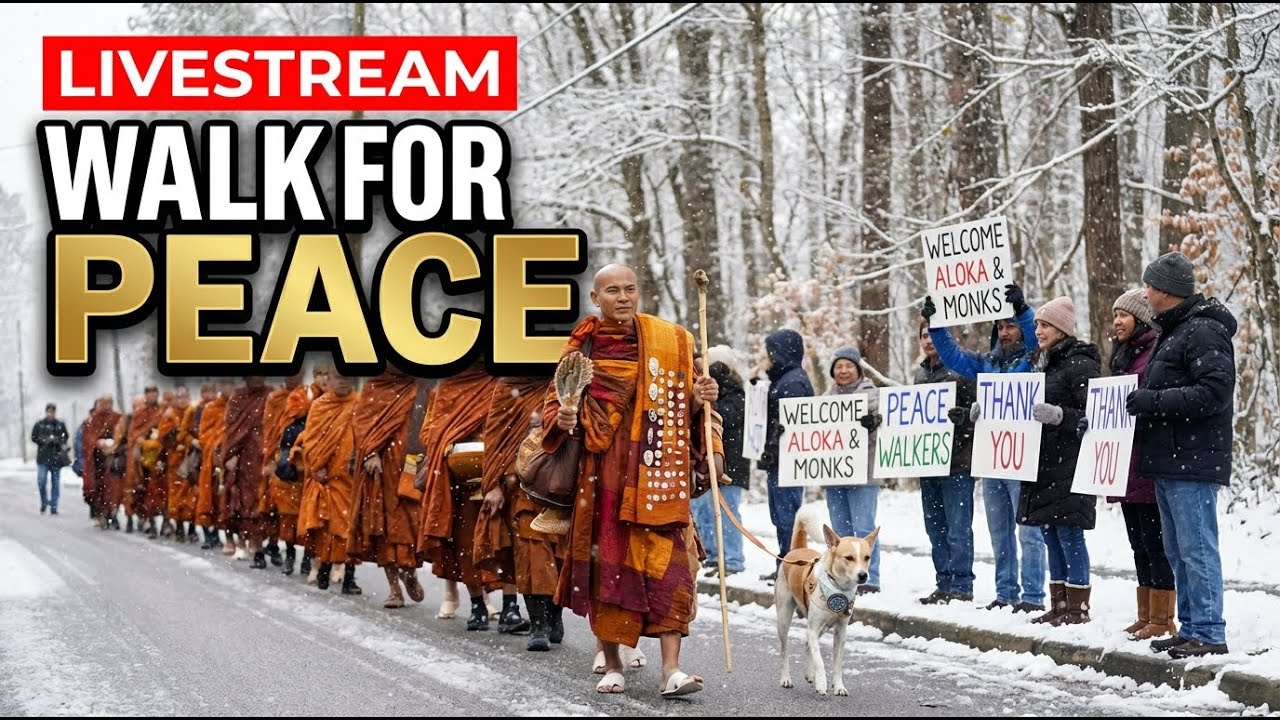 🔴 Livestream: Day 96 (1/29/2026) Heading to Lawrenceville and Alberta, VA #walkforpeace