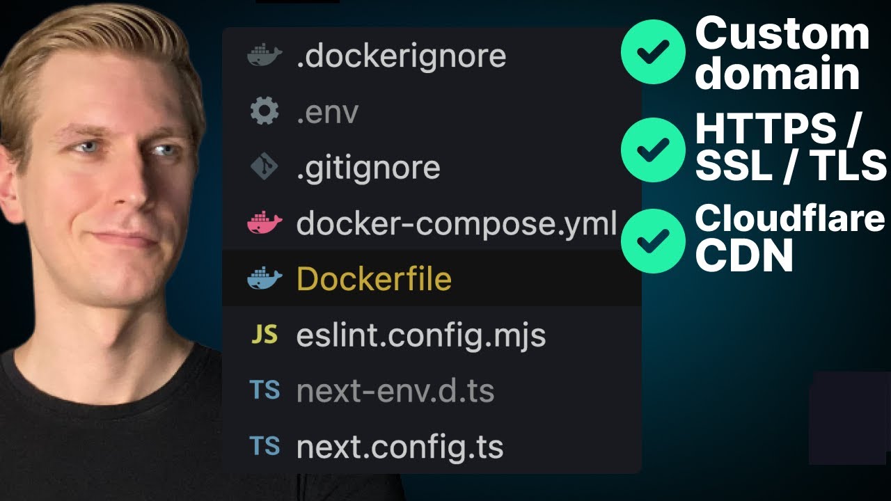 Dockerize Next.js 16 и развертывание на VPS (+ пользовательский домен, SSL, CDN Cloudflare, Docke...