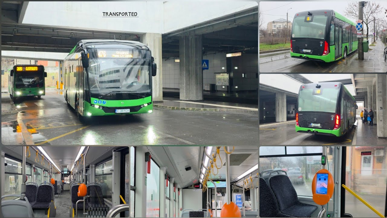 București | Călătorie cu Karsan e-ATA 12 #9111 [IF38PCH] | Linia 476 | EcoTrans STCM 