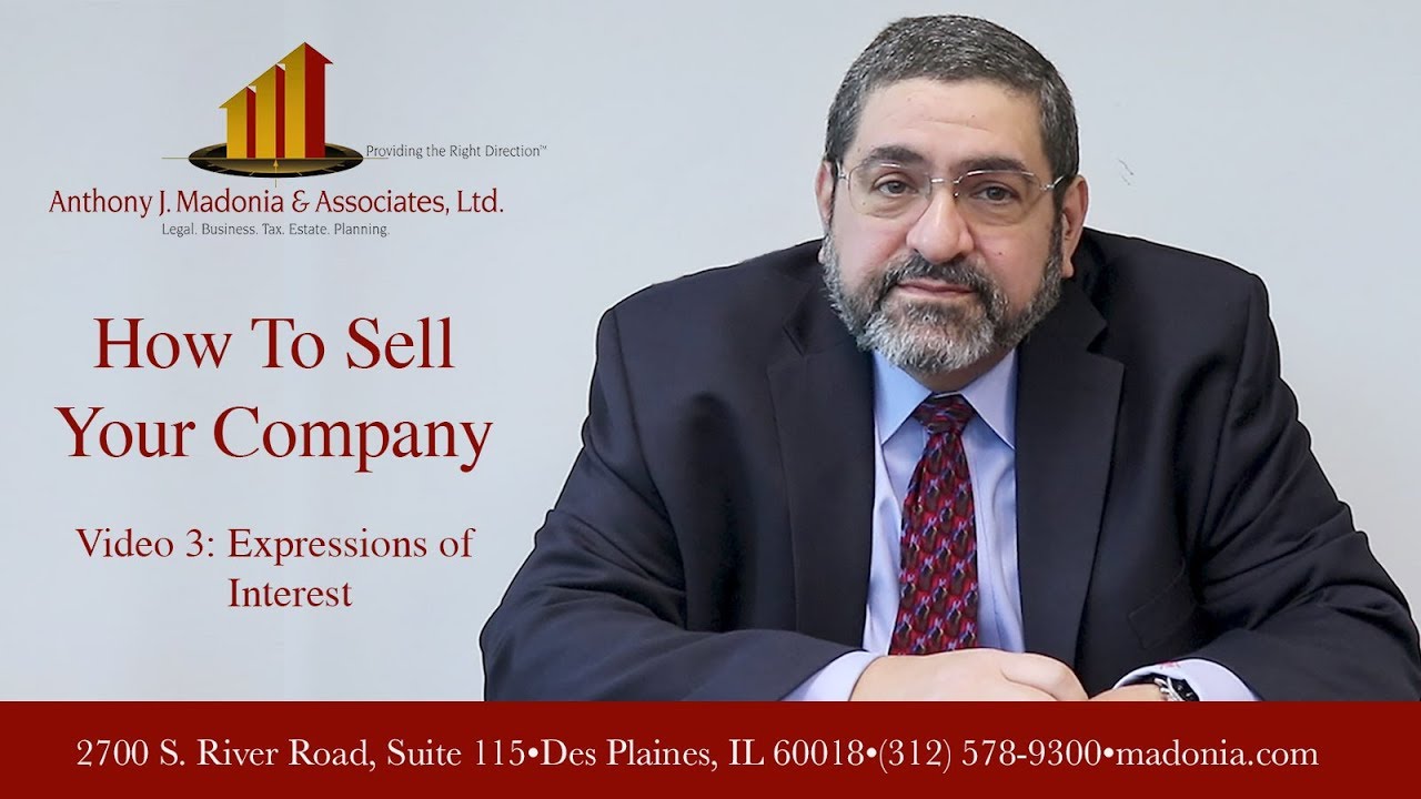 How To Sell Your Company Video 3: Expressions of Interest