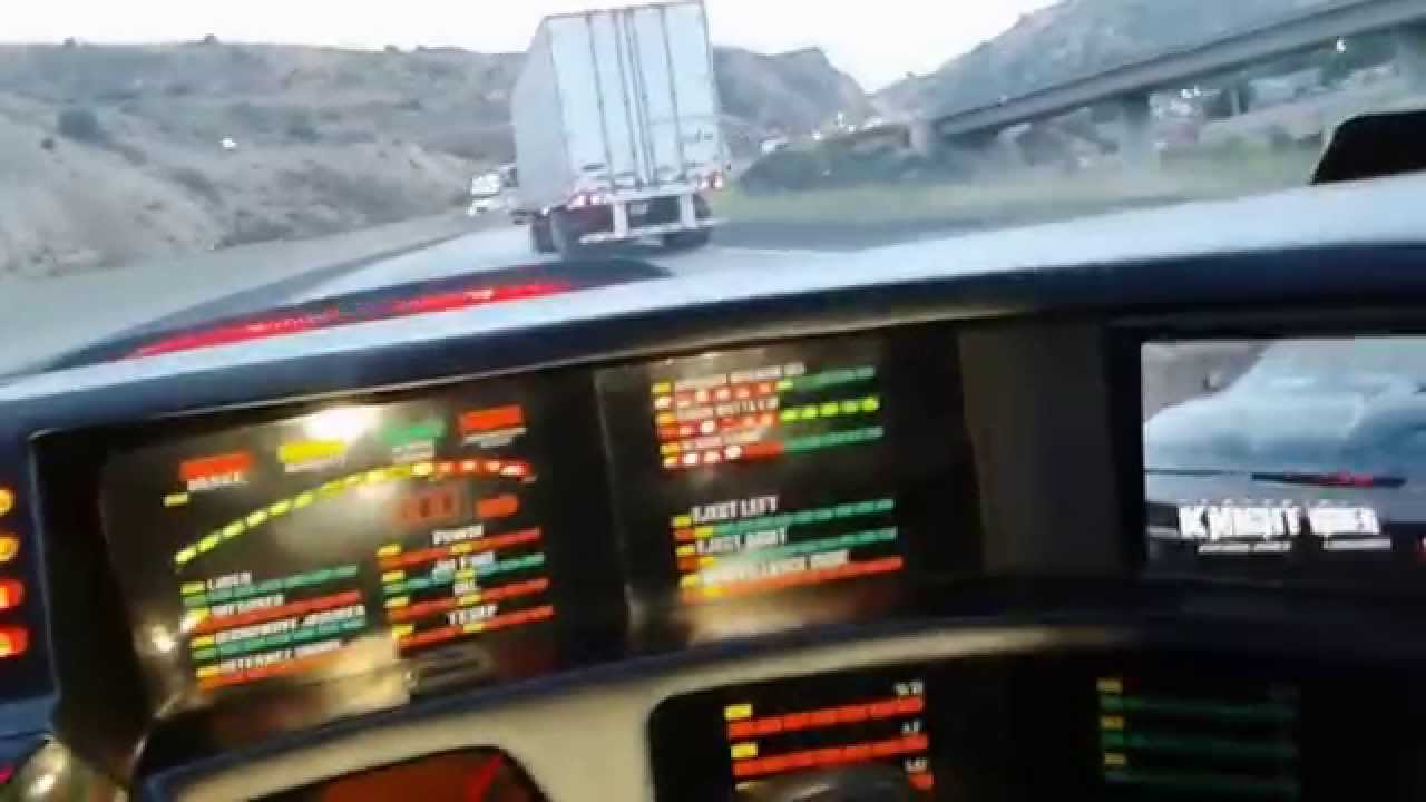 The joy of driving KITT