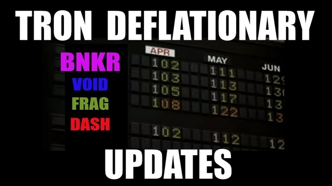 Who Will be the KING of TRX Deflationary Tokens?