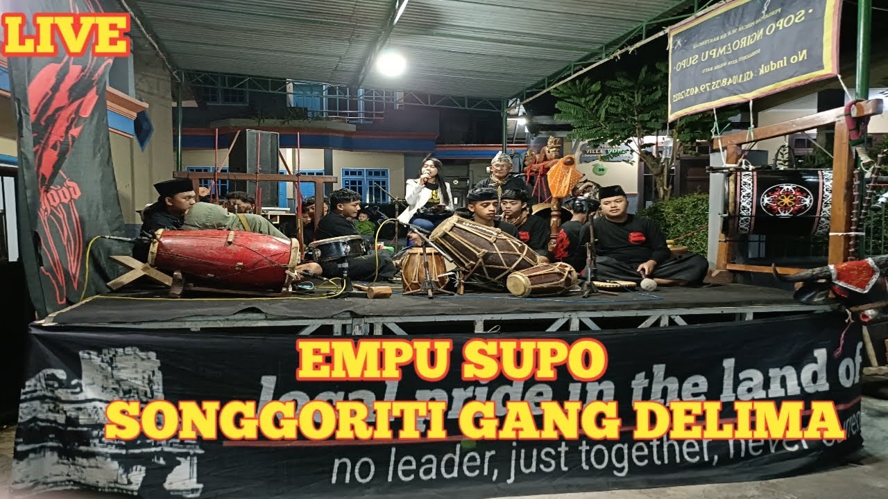 PENCAK SILAT DAN BANTENGAN EMPU SUPO. LIVE DSN SONGGORITI GANG DELIMA