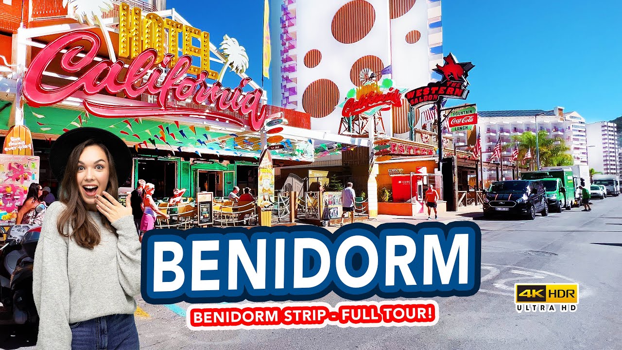 BENIDORM STRIP | Amazing Tour of hotels and bars in Benidorm, Spain