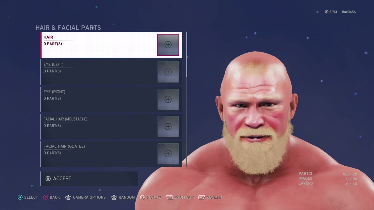 Creating Brock Lesnar's  