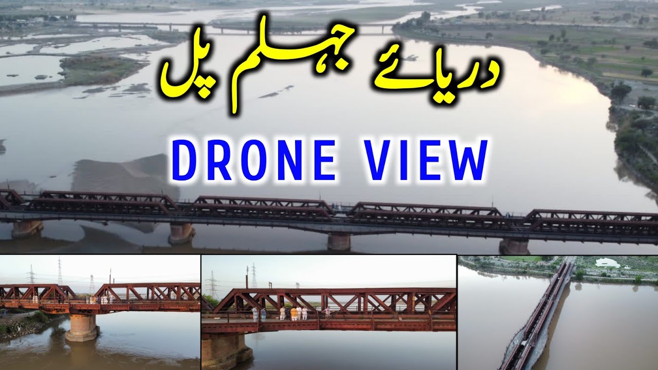 Jhelum River Bridge Drone View / Best Video