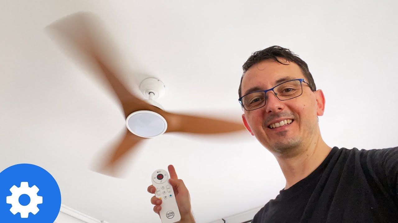 ✅ INSTALAR un VENTILADOR de TECHO con LUZ LED Leroy Merlin