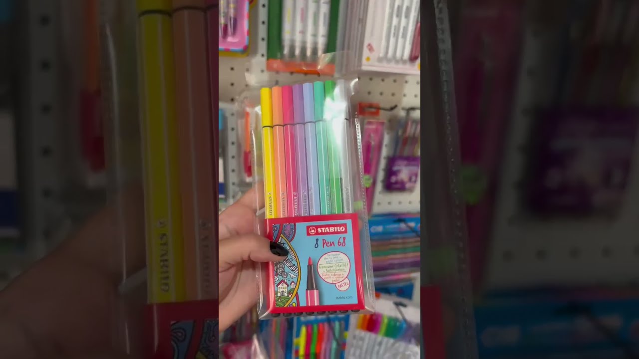 Caneta Pen 68! Sensacional! #stabilo #shortsvideos