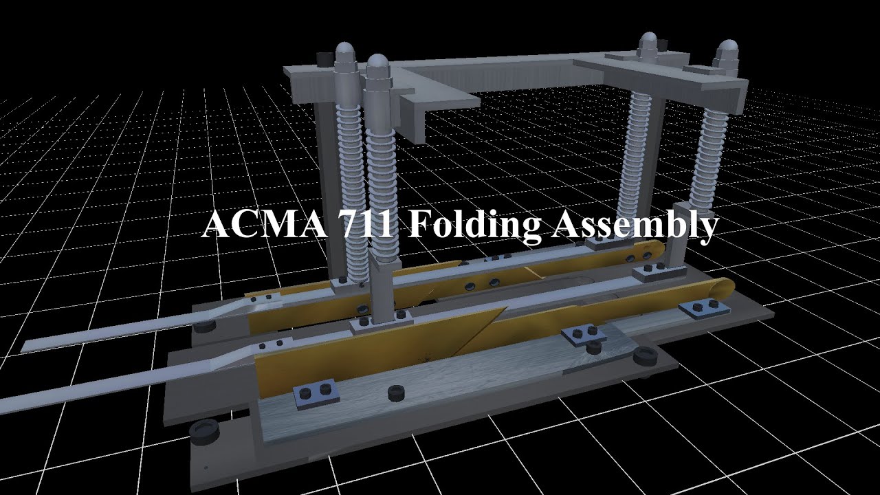 ACMA || 711 || Folding Assembly || Dismantle process Animation