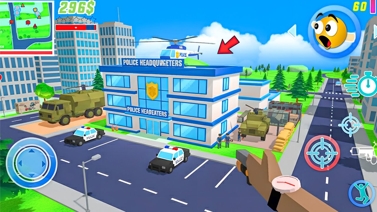 Jack New City Police Station 🥳🤯 in dude theft wars