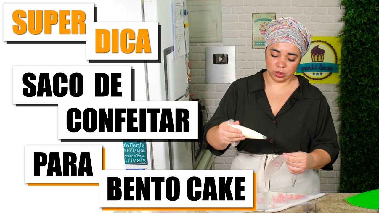 SUPER DICA DE SACO DE CONFEITAR PARA DECORAR BENTO CAKES