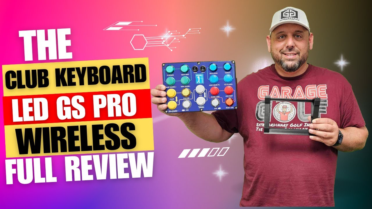 Полный обзор клавиатуры Club Keyboard LED GSPRO Wireless