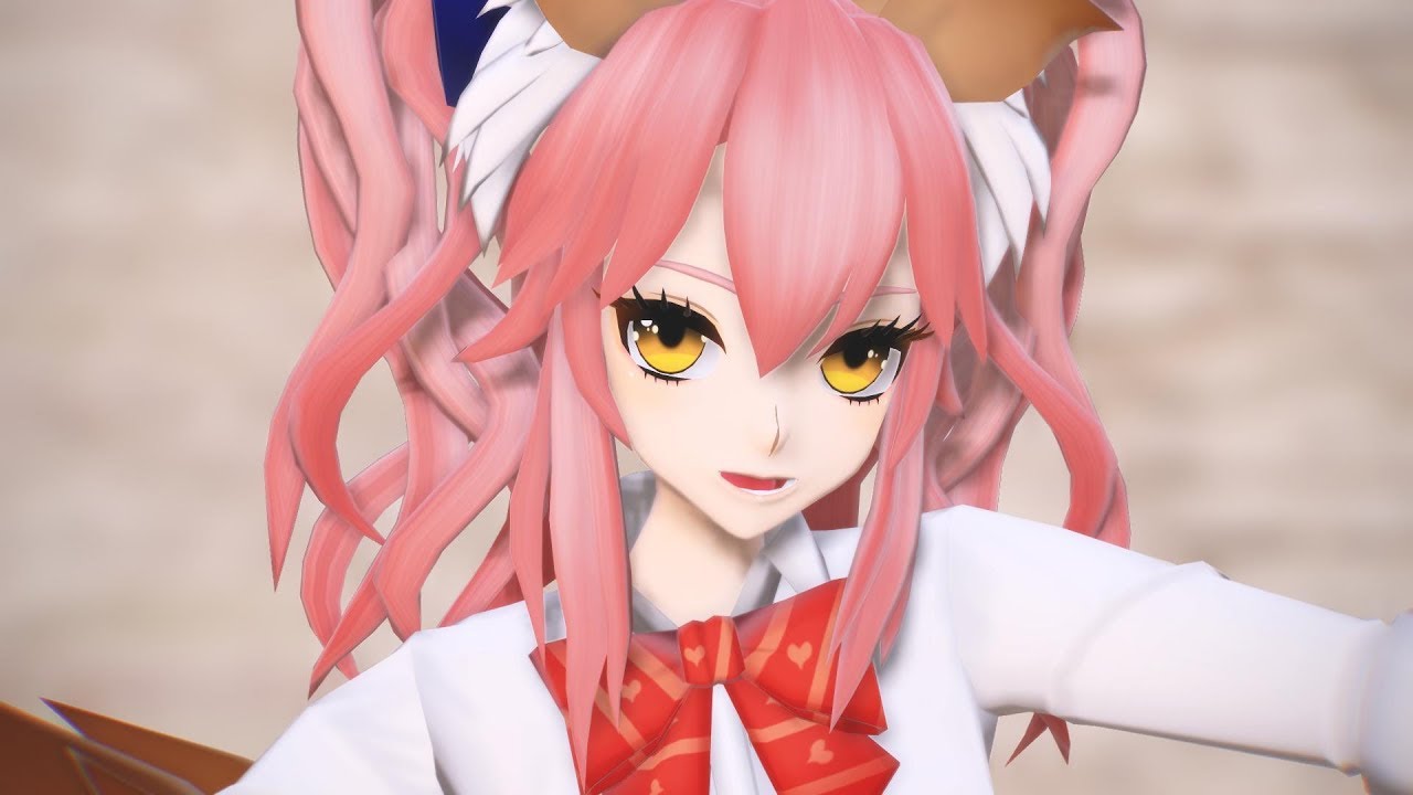 【Fate/MMD】 おねがいダーリン 【キャス狐制服】