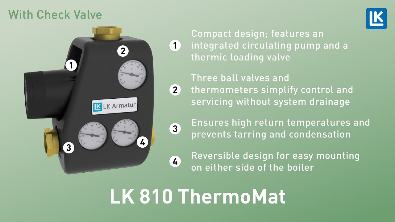 LK 810 ThermoMat: With Check Valve | Overview