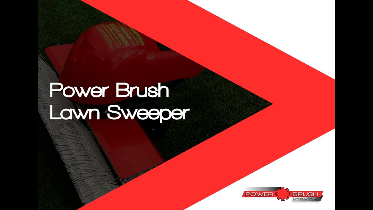 Power Brush Lawn Sweeper