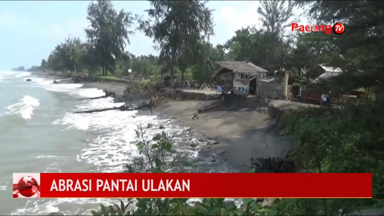Ratusan Meter Kawasan Pantai Di Ulakan Terkikis Abrasi