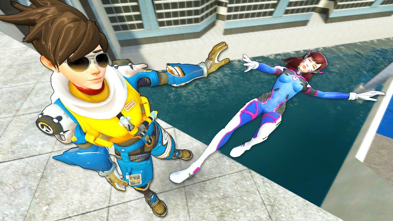 Overwatch: Рэгдолл Прыжки и Падения [GMOD] - Серия 20