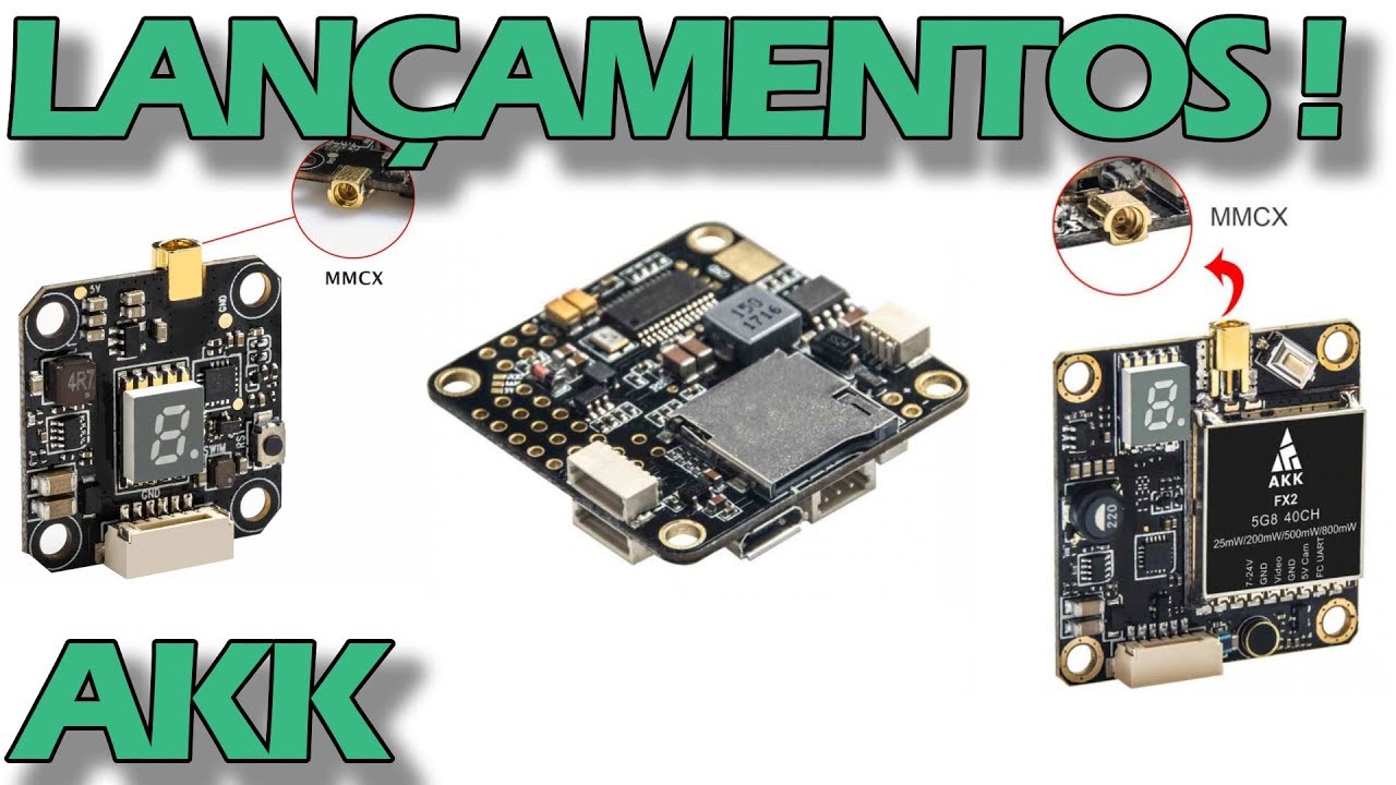 Novos TRANSMISSORES e CONTROLADORA da AKK - Unboxing
