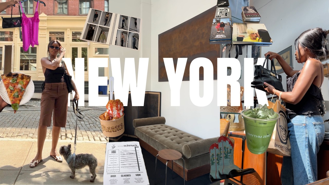 nyc diaries | paloma wool try-on, second hand & vintage shopping, new matcha cafe, weekend getaway