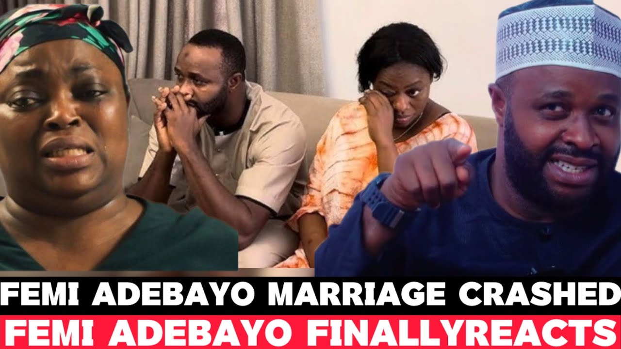 😭💔😭FEMI ADEBAYO FINALLY REACTS AFTER VOICE NOTE OF HIS WIFE IYANALADUKE LEÅKED ONLINE