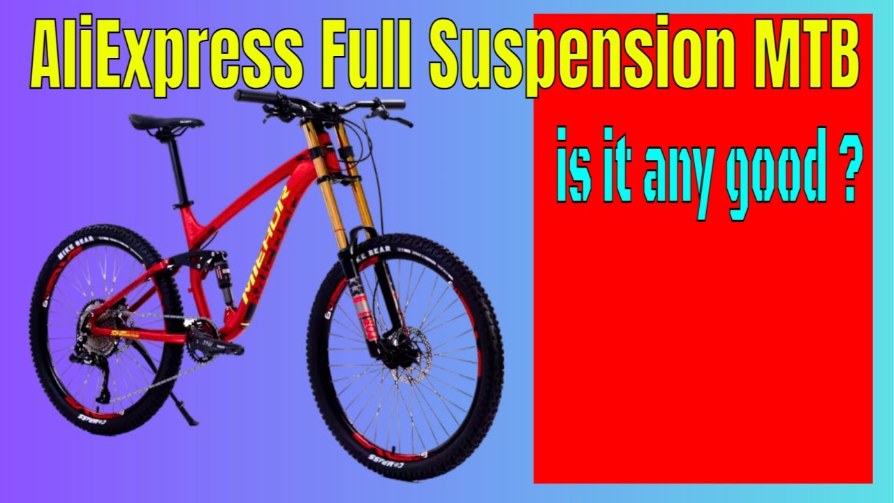 Двухподвесный горный велосипед AliExpress — хорош ли он? #горныйвелосипед