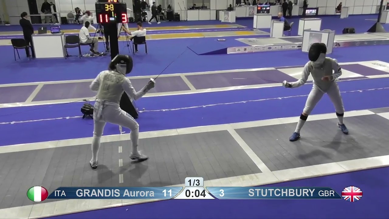 2023 Day04 T08 01 F F Individual Cadet Plovdiv BUL CHM BLUE STUTCHBURY GBR vs GRANDIS ITA