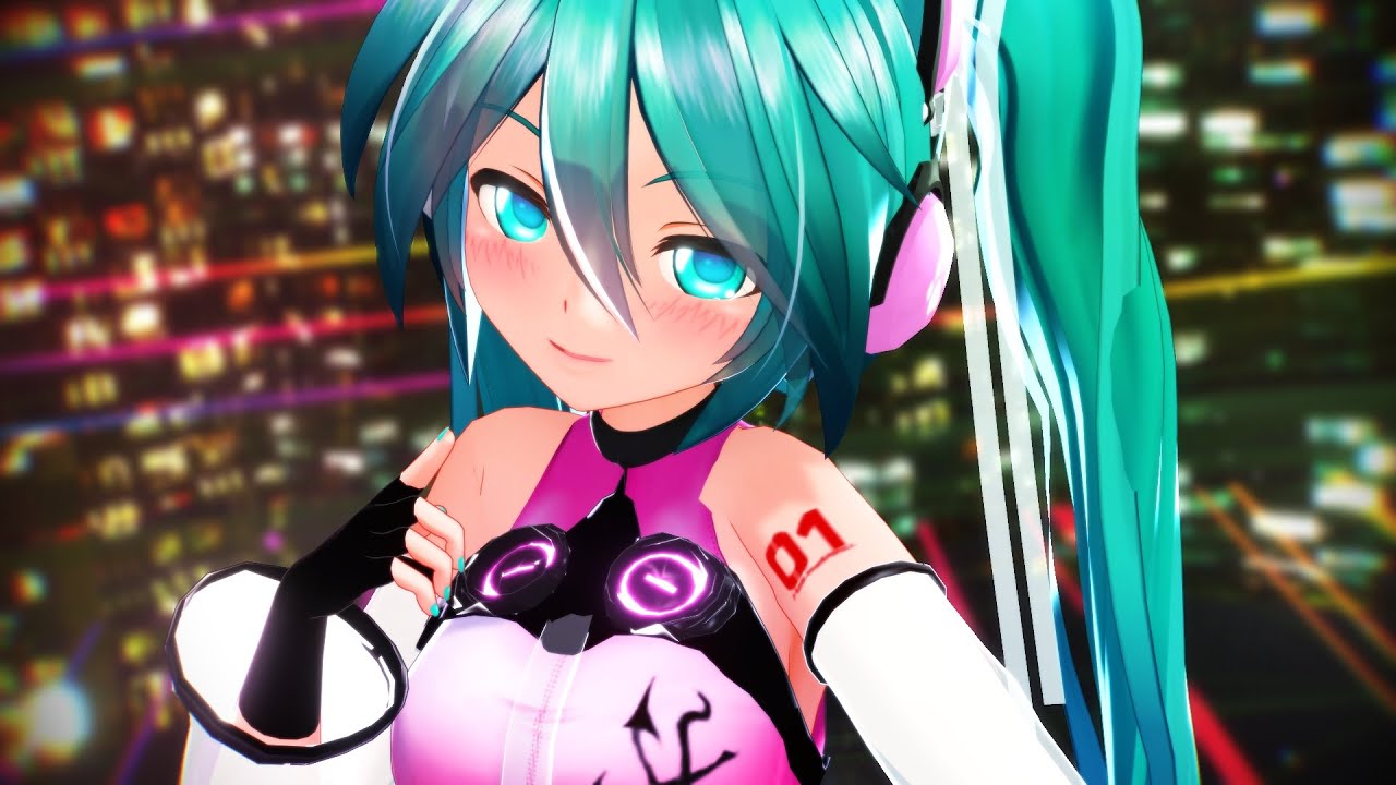 【MMD】む～ぶ式初音ミクちゃんで「Sweet Devil (SuketchP rmx) 」STV風衣装