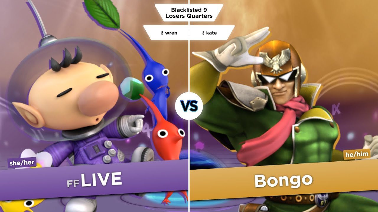 Blacklisted 9 LQ - LIVE (Olimar) vs Bongo (Captain Falcon)