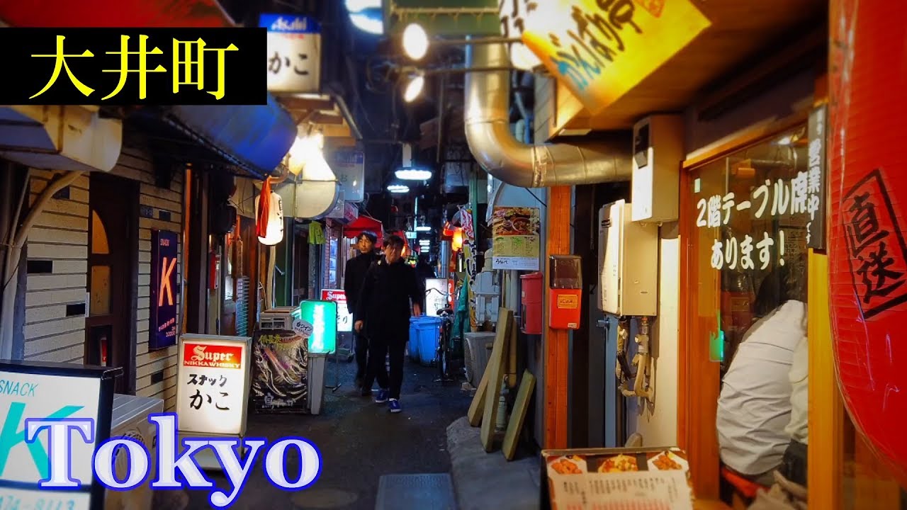 大井町　Tokyo Night Walking ✨ Oimachi　Drinking Alleys　　Japan🎧High Quality Binaural　東口・飲み屋街　（品川区）睡眠用・東京散歩