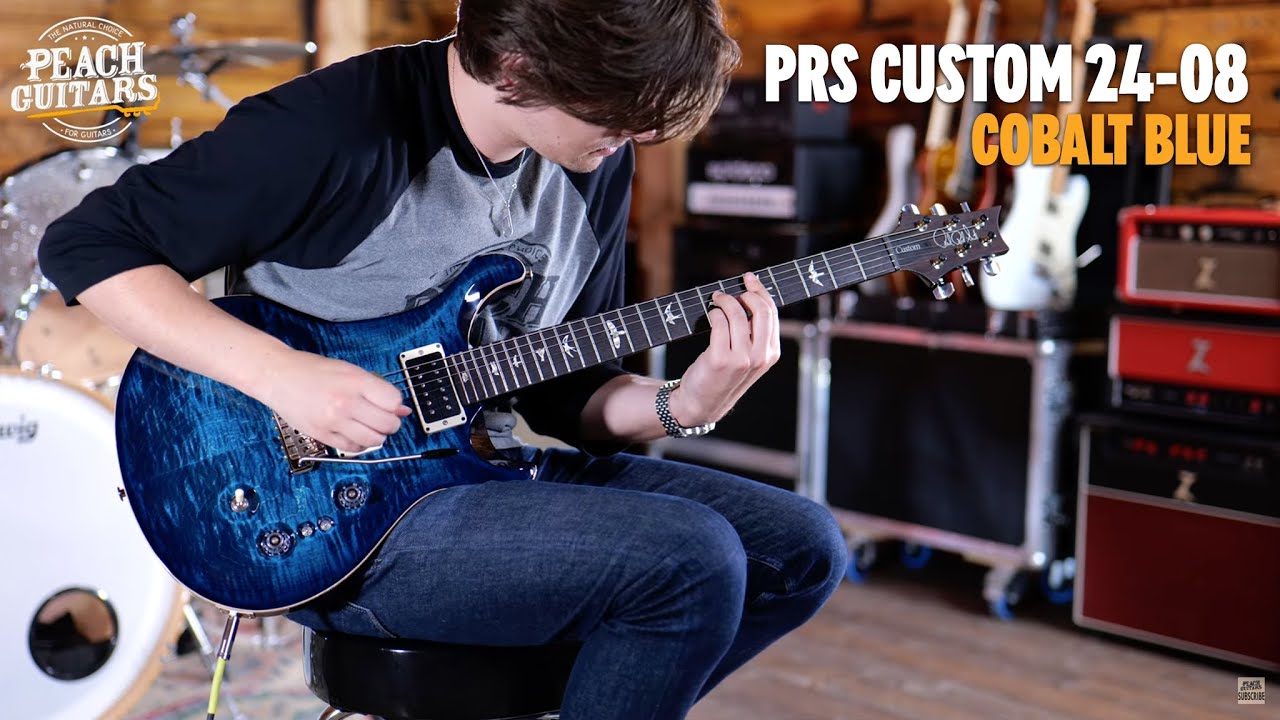 No Talking...Just Tones | PRS Custom 24-08 - Cobalt Blue Pattern Thin