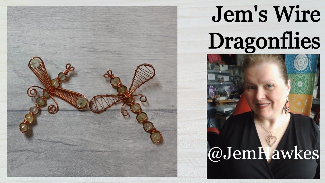 How To Create Dragonflies in Wire | Dragonfly by Jem Hawkes