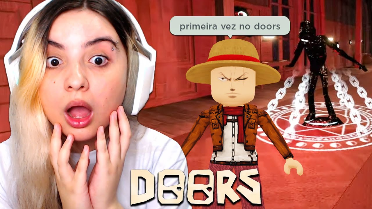 JOGUEI DOORS 2 PELA PRIMEIRA VEZ no ROBLOX e ME ARREPENDI 😨
