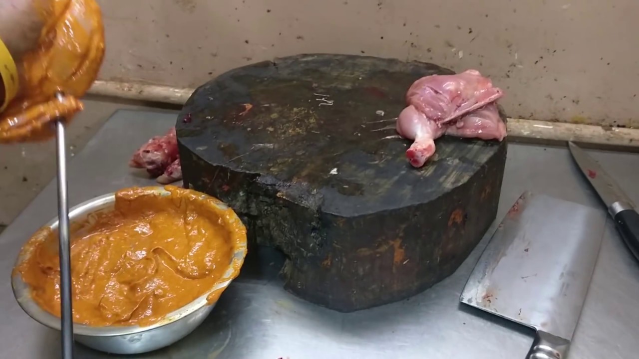 CHICKEN TANDOORI FROM CUTTING TILL PLATE || THE INDIAN ZAIKA || ONLY @ Rs.199/-