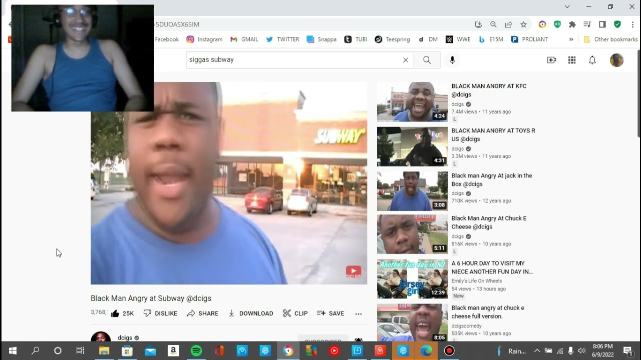 S3 Fan Reaction Black Man Angry at Subway