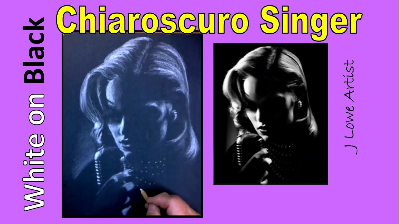 Chiaroscuro Drawing Tutorial of a singer