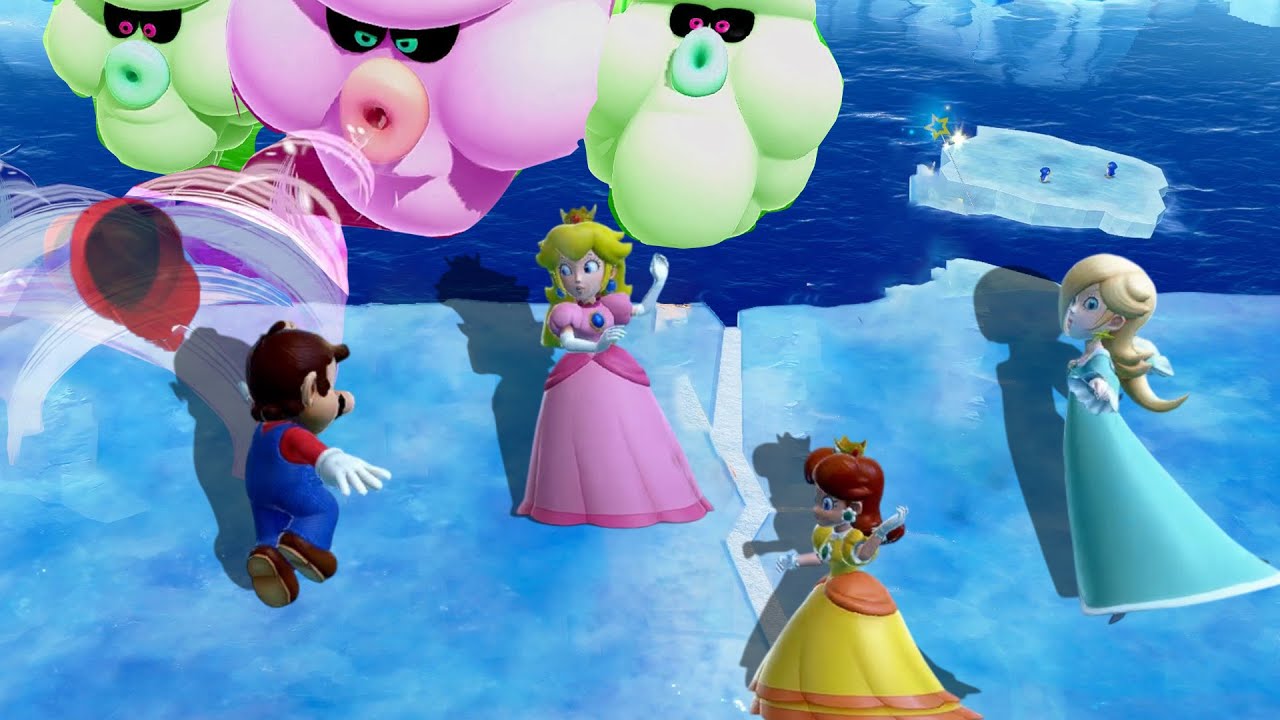 【スーパー マリオパーティ ジャンボリー】ミニゲーム マリオ vs ピーチ vs デイジー vs ロゼッタ (最強CPU｢たつじん」) #supermariopartyjamboree