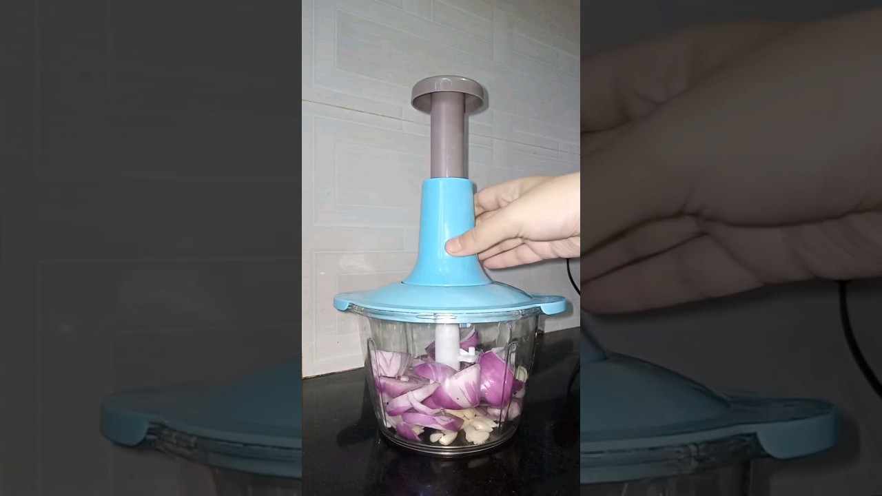 Handpress Vegetable Chopper || Viral chopper Review #shortsfeed #shorts #viral