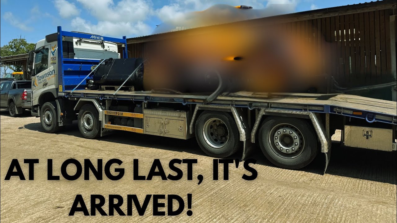 NEW MACHINE ARRIVES AT THE FARM … DID WE MAKE THE RIGHT CHOICE?