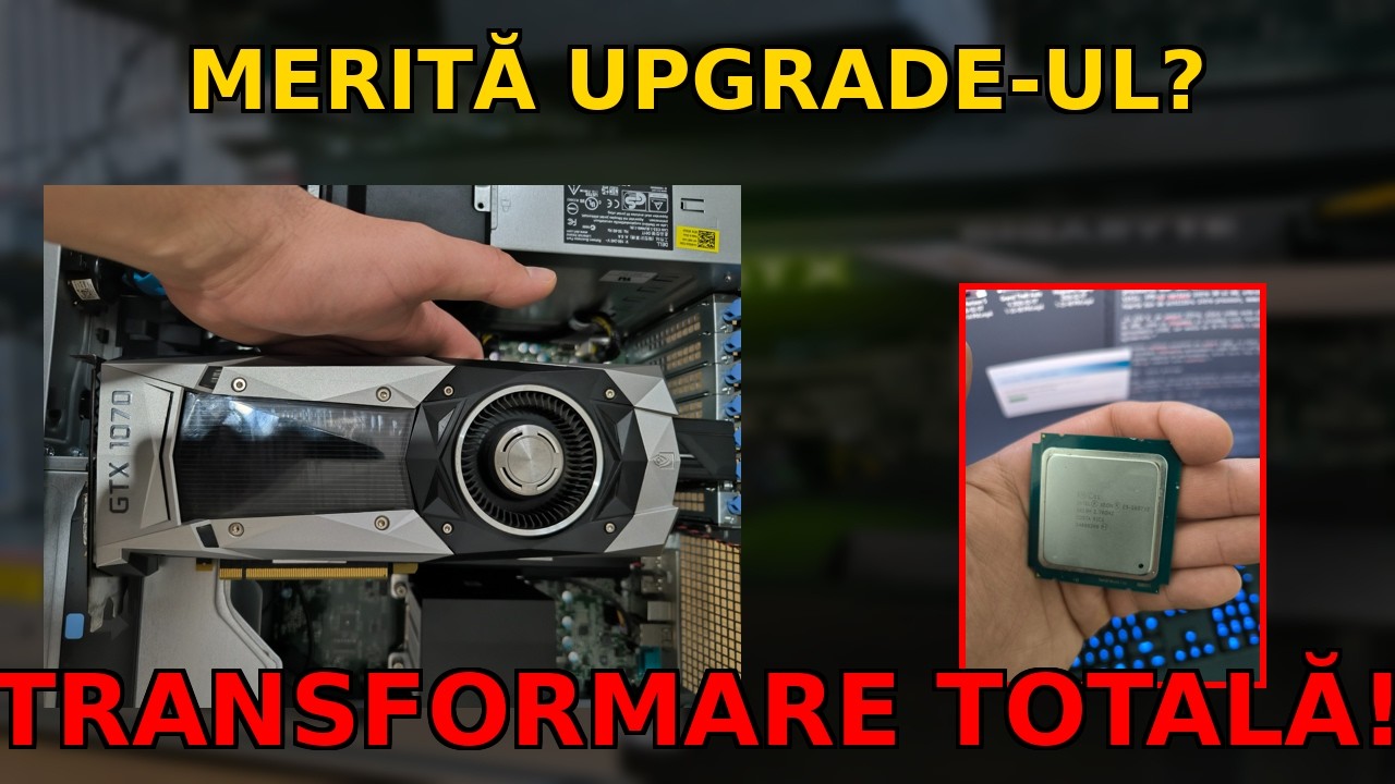 Gaming cu 1000 de lei 🎮 Transformăm un workstation vechi în PC de gaming!