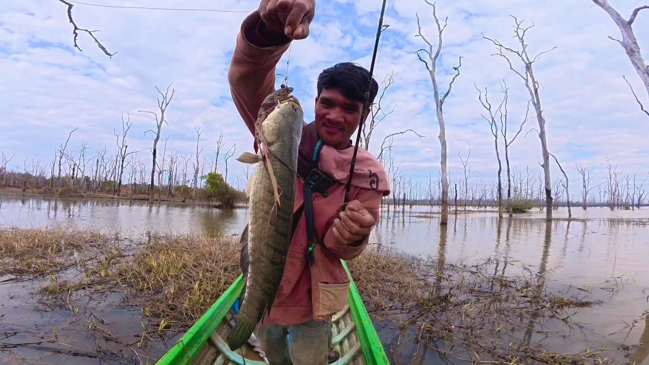 2Day camping and fishing. បបក់ត្រីពីរថ្ងៃនិងមួយយប់