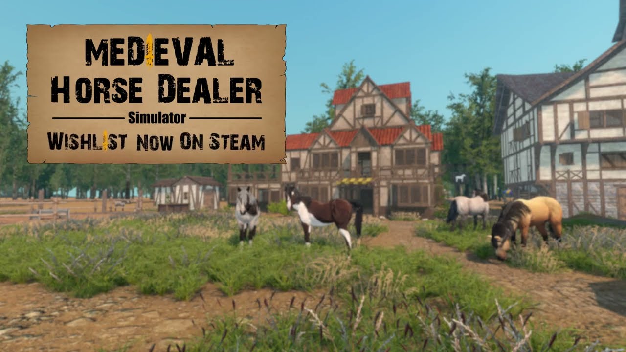 Medieval Horse Dealer Simulator Announcement Trailer