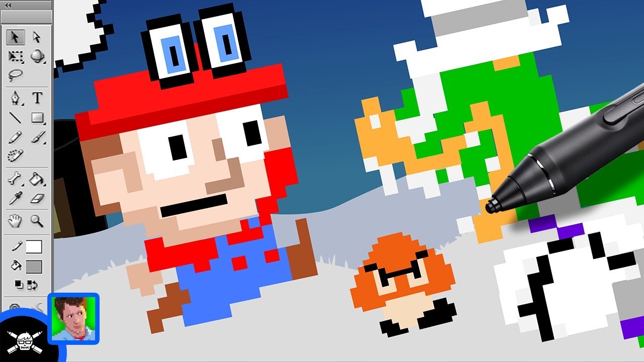 See James Draw - Zack VS Super Mario Odyssey