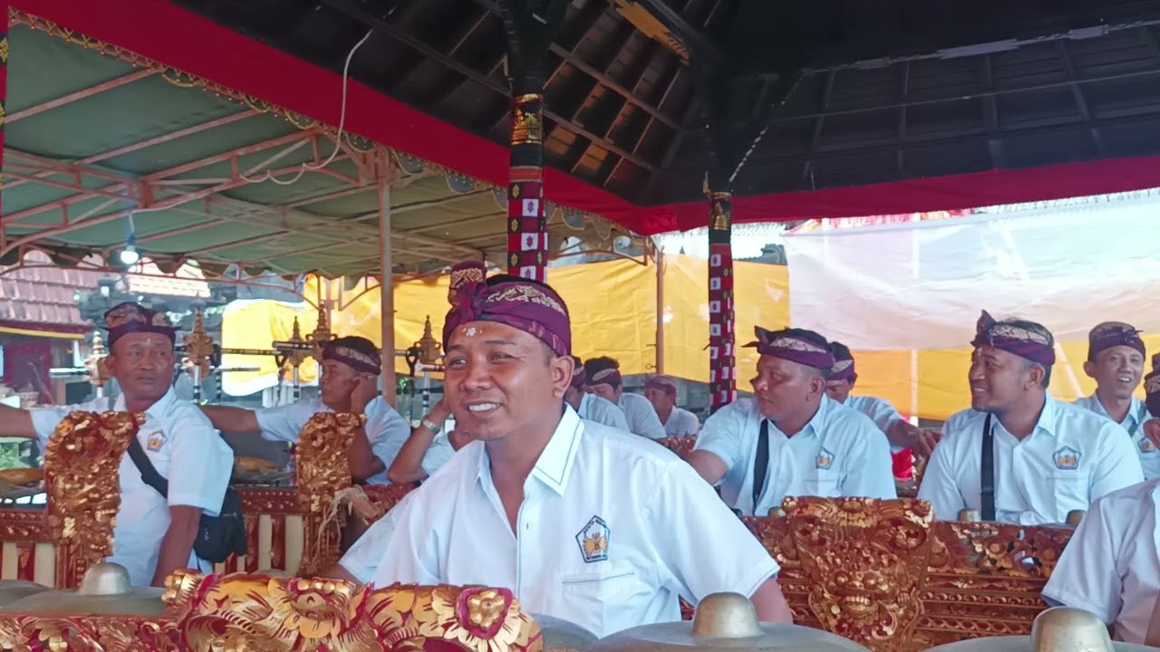 Tabuh yadnya oleh sekaa gong genta budaya batu gaing kaje tabanan bali