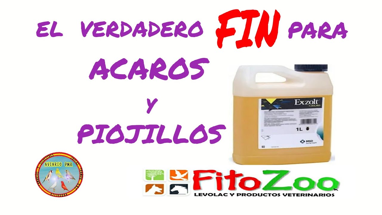 ¡¡¡ MUY  INTERESANTE !!! El verdadero final para ácaros y piojillos . EXZOLT Aviario P.M.R