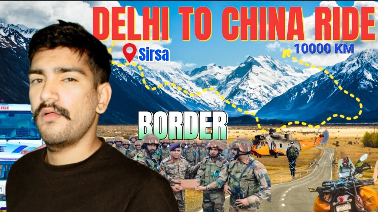 Adventure of a Lifetime: India to China Bike Ride in 96 Days (delhi to lucknow) ep-1