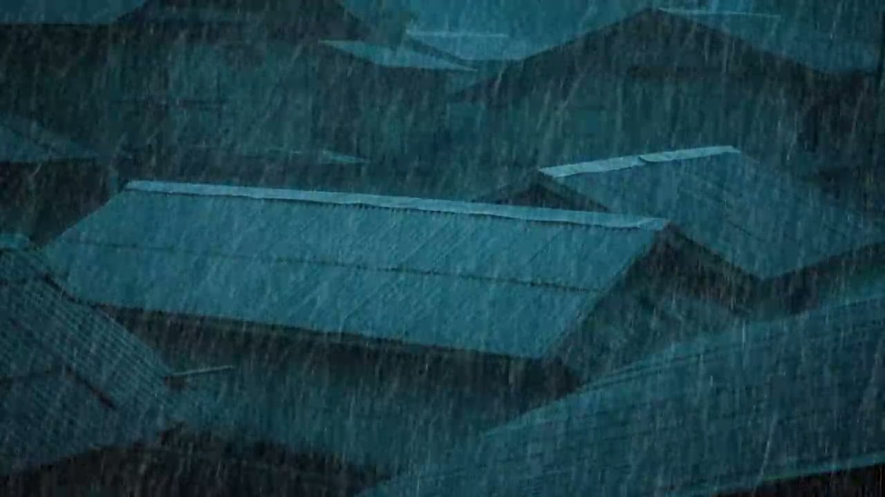 No Ads Rain Sounds for Sleeping - ASMR Extreme Heavy Rain On Tin Roof for Deep Sleep & Anxiety Reset