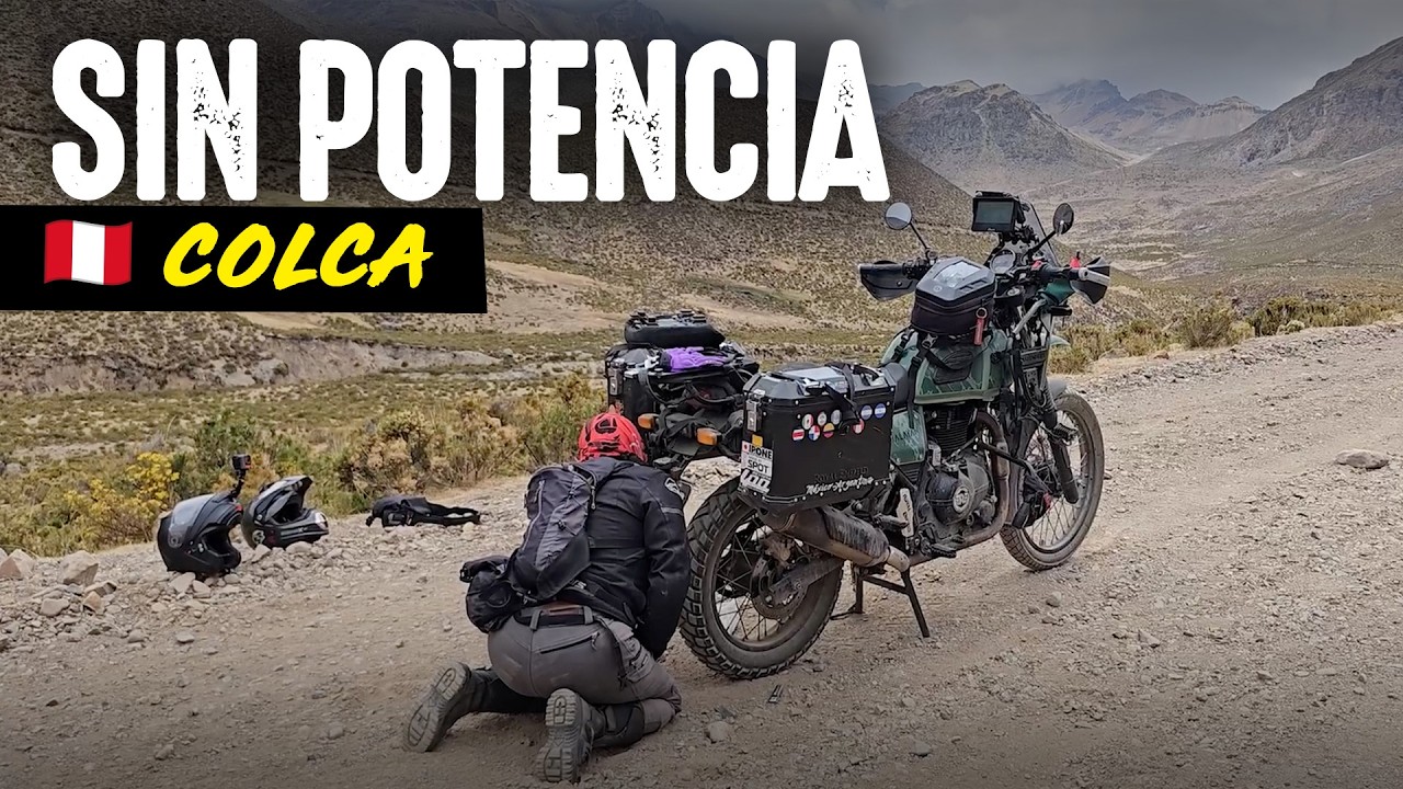 Me FALLA la CADENA, la moto NO SUBE y tengo que empujar en PERÚ 🇵🇪 | T11/E27 | América en MOTO 🌎