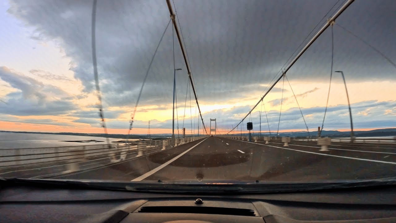 POV: Crossing the Severn Bridge into Wales